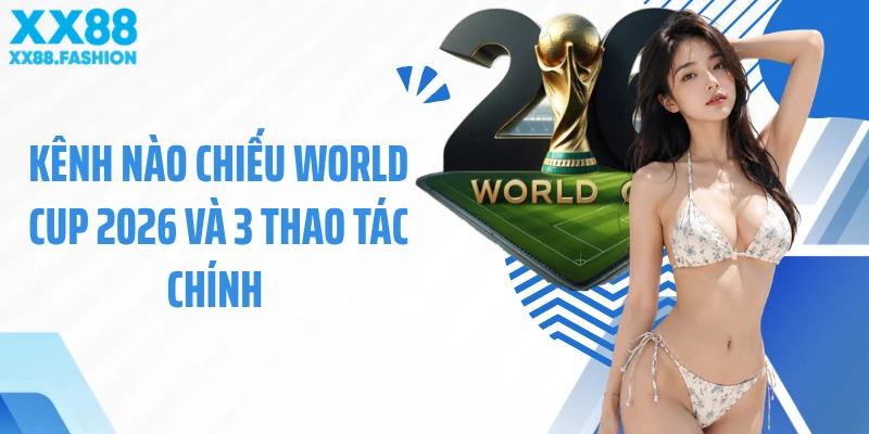 Kênh nào chiếu world cup 2026 và 3 thao tác chính